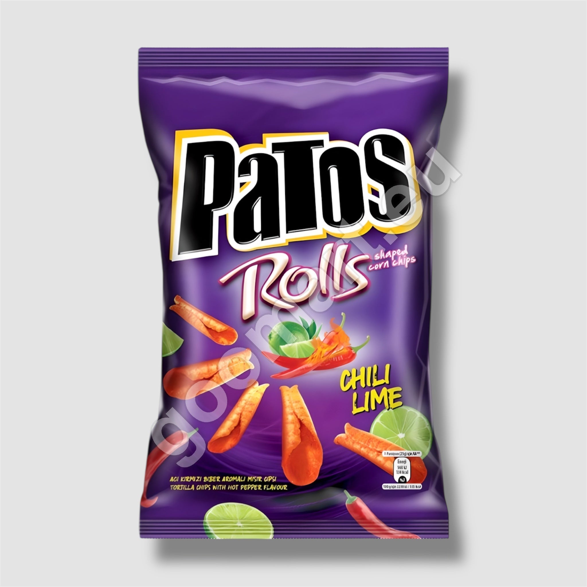 Patos Rolls Chili & Lime Maischips 109g - Goomart
